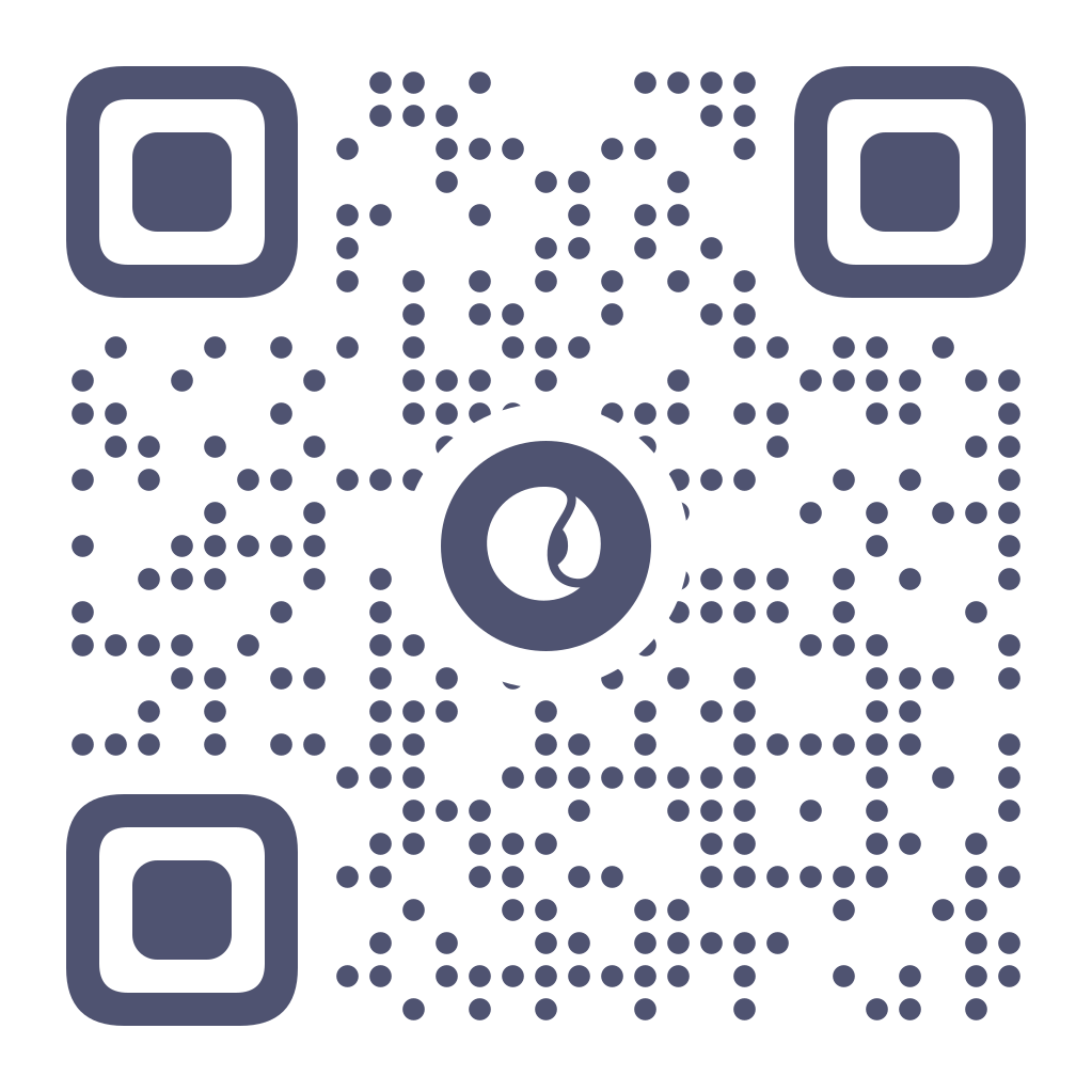 QR code to download the app from app store